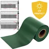 Fence tape Springos FN0008 19 cm x 35 m 450g/m2, dark green 20 Clips