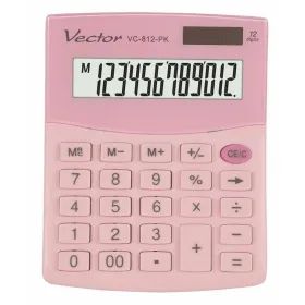 Calculator Vector KAV VC-812 PK Pink