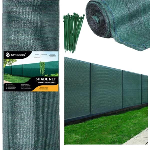 Shading net Springos SN0029 140g/m2 1,2x50m green