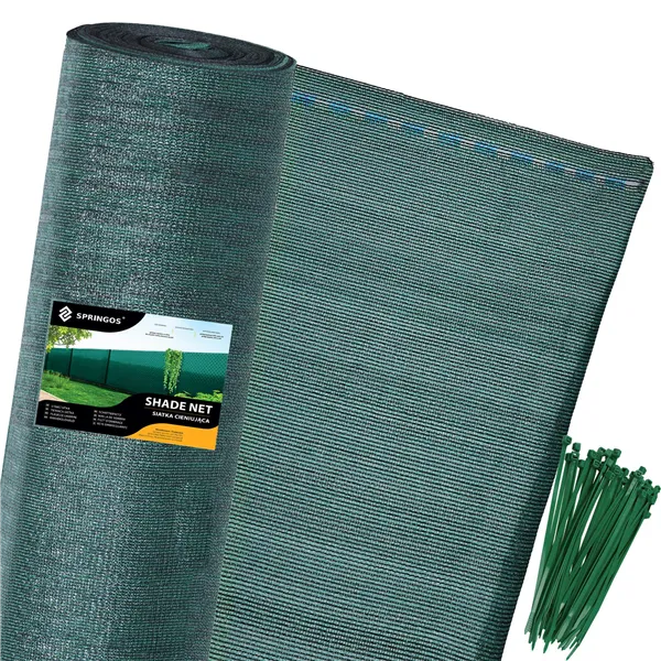 Shading net Springos SN0039 185g/m2 1,5x10m green