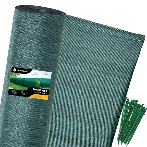 Shading net Springos SN0045 140g/m2 1,5x10m green