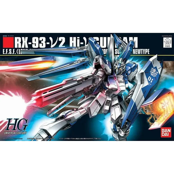 Veiklos rodikliai Bandai 1/144 RX-93-V2 HI NU GUNDAM BL