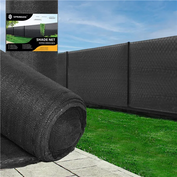 Shading net Springos SN0041 140g/m2 1,5x50 m anthracite