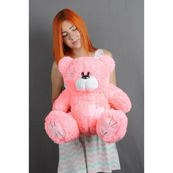 Плюшевый медвежонок GO GIFT TEDDY 60 PK Розовый Плюшевая ткань 60 cm