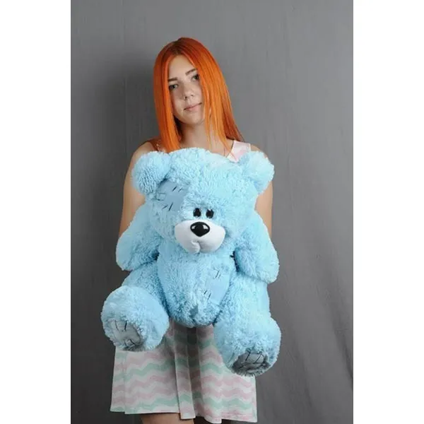 Плюшевый медвежонок GO GIFT TEDDY 60 BL Синий Плюшевая ткань 60 cm