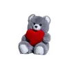 Плюшевый медвежонок GO GIFT FRANK 50 GR Серый Плюшевая ткань Сердце 50 cm