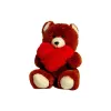 Плюшевый медвежонок GO GIFT FRANK 50 BR Коричневый Плюшевая ткань Сердце 50 cm