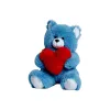 Плюшевый медвежонок GO GIFT FRANK 50 BL Синий Плюшевая ткань Сердце 50 cm