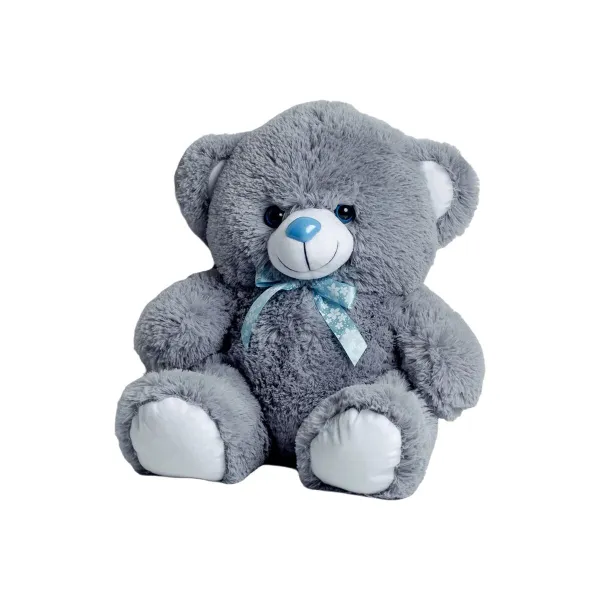 Плюшевый медвежонок GO GIFT TOMMY 65 GR Серый Плюшевая ткань 65 cm