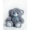 Плюшевый медвежонок GO GIFT TOMMY 65 GR Серый Плюшевая ткань 65 cm