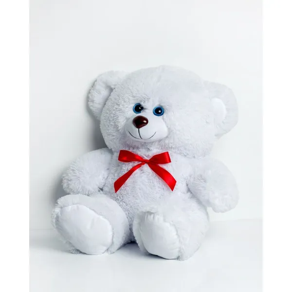 Плюшевый медвежонок GO GIFT TOMMY 65 WH Белый Плюшевая ткань 65 cm
