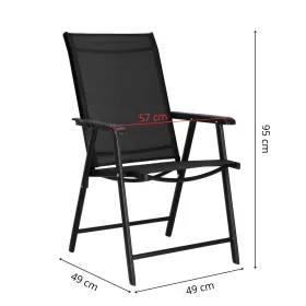 Dārza krēsls Springos GF0079 57 X 69 X 105 CM