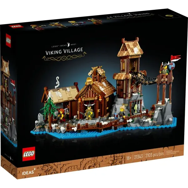 Celtniecības Komplekts Lego PUEBLO VIKINGO 2103 Piezas