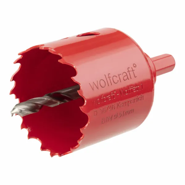 Hole saw Wolfcraft Ø 51 mm