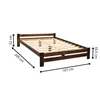 Wooden double bed Springos BD001 200x160 cm