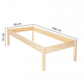 Puidust voodi Springos BD004 200x90 cm | Osta veebist — Megaluks