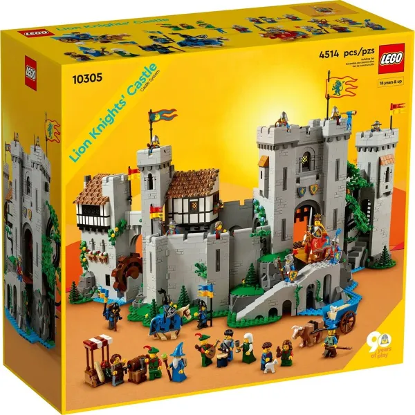 Строительный набор Lego ICONS 10305 Lion Knights' Castle 4514 Piese