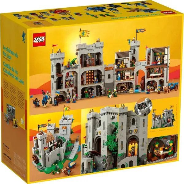 Celtniecības Komplekts Lego ICONS 10305 Lion Knights' Castle 4514 Daļas