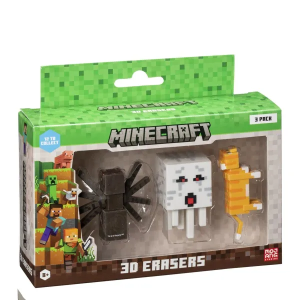 Набор 3D ластиков Minecraft MC4021A 3 Предметы