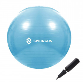 Kuntopallo pumpulla Springos FB0006 55cm