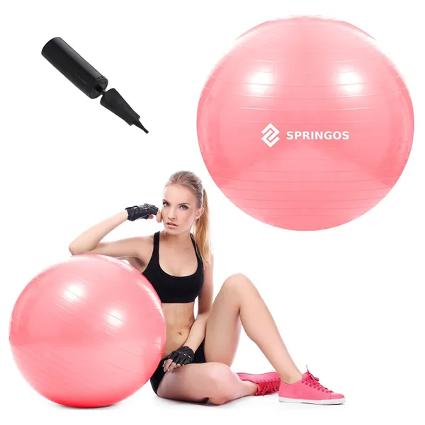 Exercise ball with pump Springos FB0012 75 cm