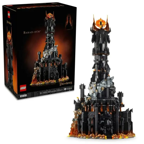 Rakennussetti Lego ICONS 10333 The Lord of the Rings: Barad-dûr 5471 Kappaletta