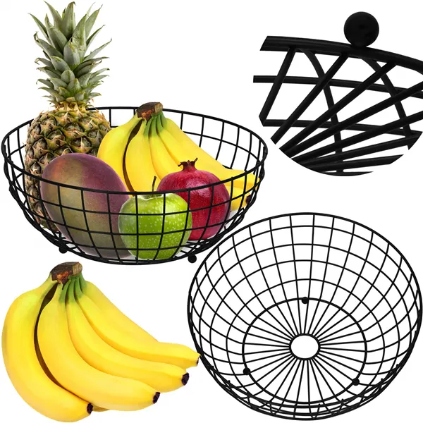 Fruit basket, metal basket Springos KI0146 28x11 cm