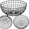 Fruit basket, metal basket Springos KI0146 28x11 cm