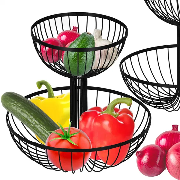 Fruit basket, metal basket Springos KI0148 30,5x33 cm