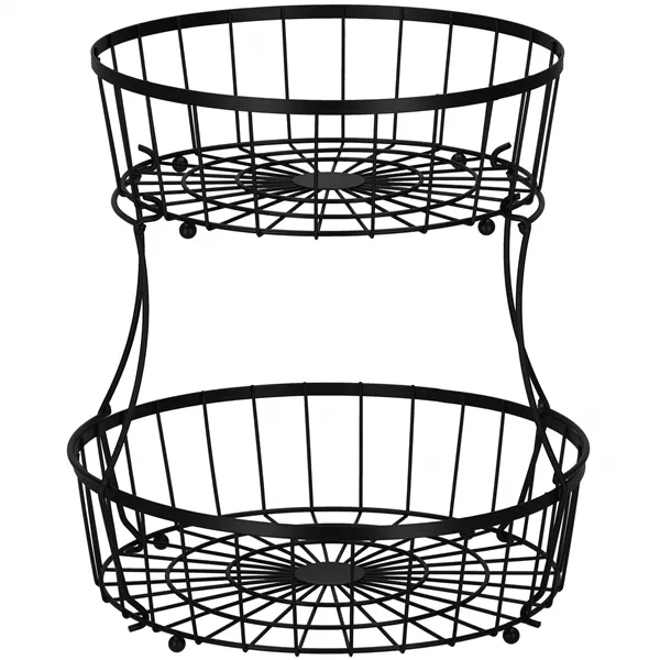 Fruit basket, metal basket Springos KI0149 32.5x30 cm