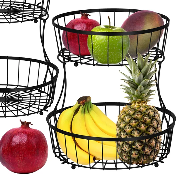 Fruit basket, metal basket Springos KI0149 32.5x30 cm