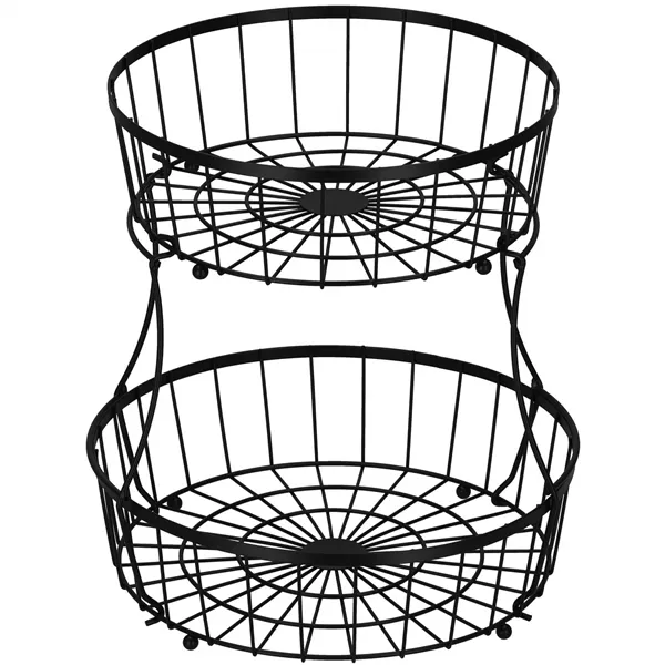 Fruit basket, metal basket Springos KI0149 32.5x30 cm