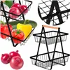 Fruit basket, metal basket Springos KI0144 30x24x33 cm