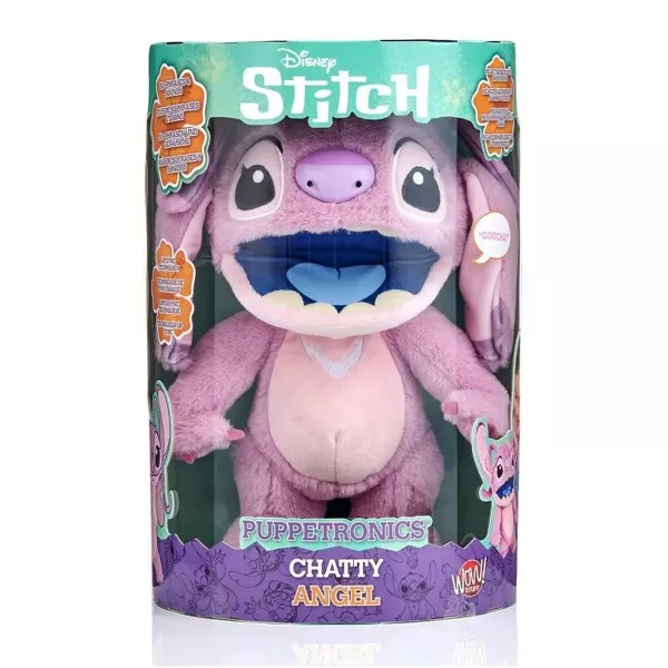 Interaktiivinen Lemmikki Stitch Real FX Chatty Angel (DIS-1026-01)