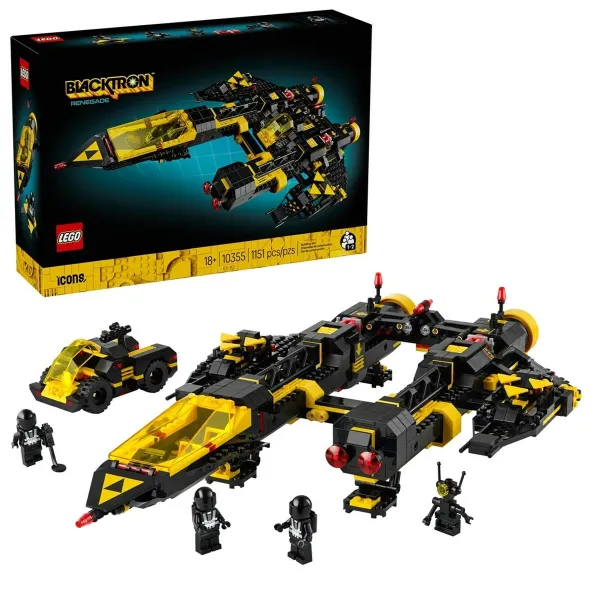 Celtniecības Komplekts Lego 10355 Blacktron Renegade 1151 Daudzums