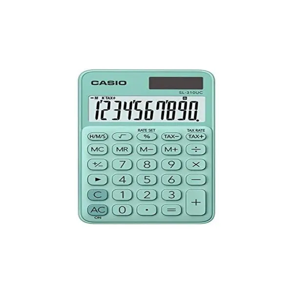 Калькулятор Casio SL-310UC-GN BOX Зеленый Пластик