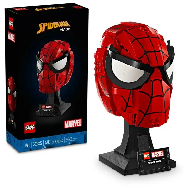 Statybos rinkinys Lego MARVEL 76285 SPIDER-MAN MASK 487 Dalys