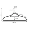 Clothes hanger Springos HG0061 20 pcs