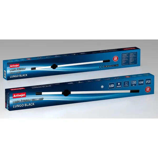 Sieninė lempa Activejet AJE-LUNGO Black