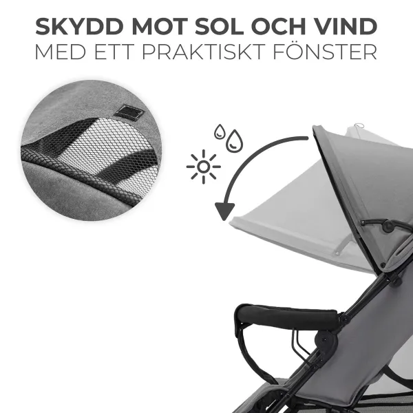 Baby's Pushchair Kinderkraft KSTIK000GRY0000 Grey 1 Piece