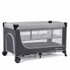 Baby Crib Kinderkraft KCLEOD00GRY0000