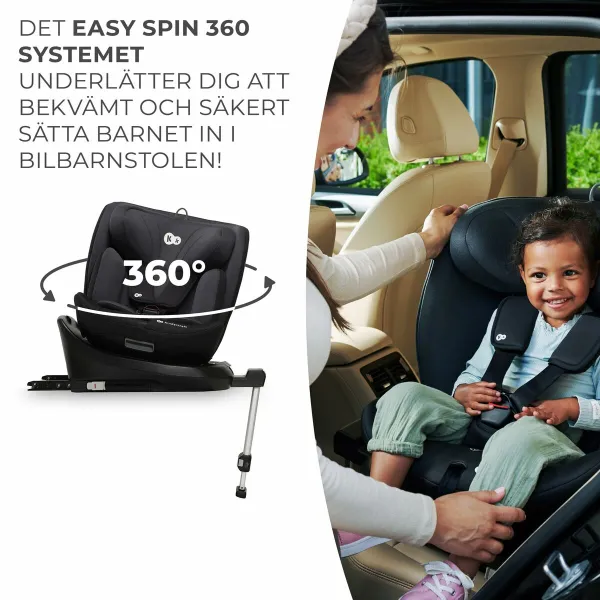 Auton Istuin Kinderkraft KCI36000BLK0000 Musta