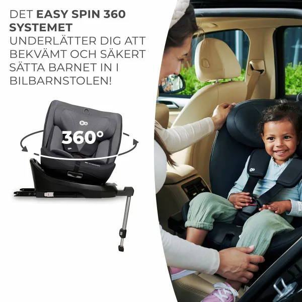 Auton Istuin Kinderkraft KCI36000GRY0000 Harmaa