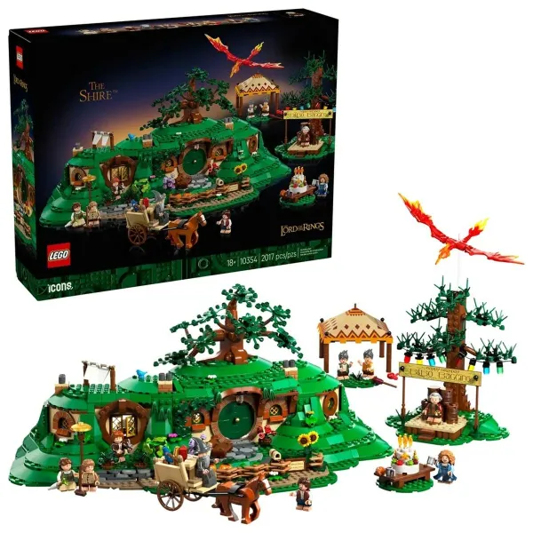 Rakennussetti Lego ICONS 10354 The Lord of the Rings: The Shire 2017 Kappaletta