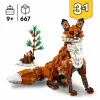 Statybos rinkinys Lego CREATOR 31154 Red Fox 667 Dalys