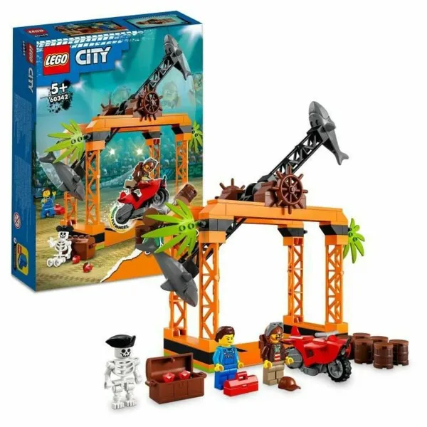 Celtniecības Komplekts Lego Desafío de acrobacia: ataque de tiburón Daudzkrāsains