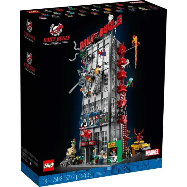 Rakennussetti Lego Marvel 76178 Spider-Man: Daily Bugle 3772 Kappaletta