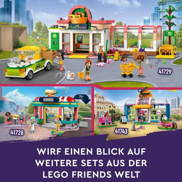 Construction set Lego 41729 Tienda de alimentación ecológica 830 Pieces