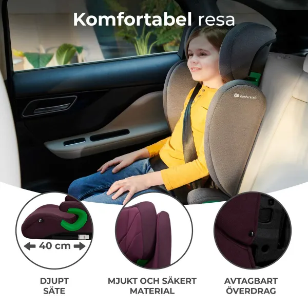Automobilinė Kėdė Kinderkraft KCJUFI20RED0000 Purpurinis