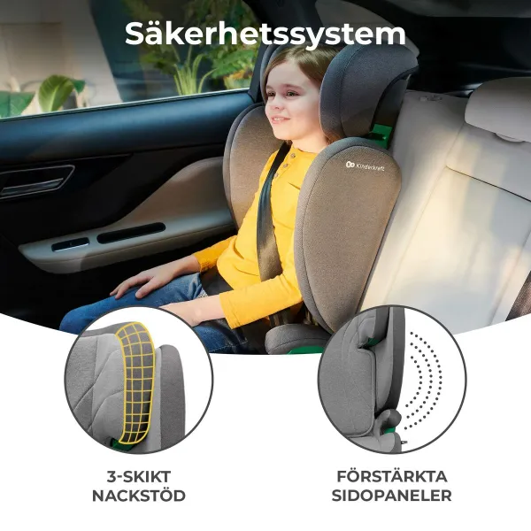 Auton Istuin Kinderkraft KCJUFI20GRY0000 Harmaa